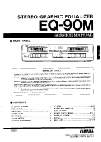 Yamaha EQ-90-M - Service Manual